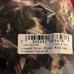 Boohoo  Leopard print plisse wide leg pants‎ Photo 4