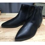 Worthington Brookdale Memory Foam Bootie Womens US 8.5 Black Side Zip Ankle Boot Photo 3