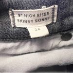 Madewell  Jeans High Riser Skinny Skinny 9" Shaw Gray Stretch Size 26 F4804 Photo 8