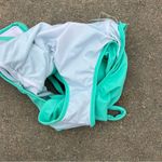 Victoria's Secret Victoria’s Secret Teal Ruched Triangle Halter One Piece Bikini MEDIUM Photo 2