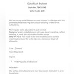 Free People Gold Rush Bralette in Black Combo NWT Photo 1