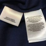 š Pappagallo pullover short sleeve solid navy blue polo top large Photo 7