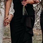 Lulus Black Off The Shoulder Formal Dress Photo 0