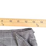 Forever 21 Forever 21 Plaid Faux Wrap Skort Ruffle Mini Skirt Shorts Size S Black White Photo 6