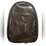 Roots  Black Leather Mini Backpack / Purse Photo 6