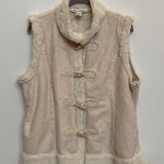 Telluride Clothing Co. Faux Suede Shearling Vest‎ Size L Photo 0