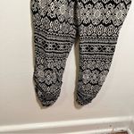 American Rag  Strapless Jumpsuit Black White Geo Photo 4