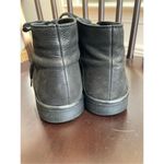 Eileen Fisher Game 2 Black Tumbled Nubuck Leather High Top Sneaker 7 Photo 4