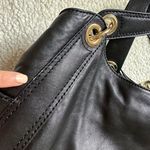 Michael Kors Black Leather LUDLOW Hobo Bag Shoulder Purse Drawstring Photo 9