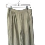 St. John Collection By Marie Gray Size 8 Santana Knit Wide Leg Light Green Pants Photo 1