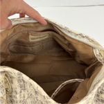 Alfred Dunner ALFRED DUNN Cream Reptile Embossed Faux Leather Satchel or Shoulder Bag Photo 8