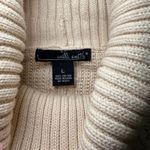 Willi Smith Women's Cable Knit Turtleneck Sweater Cozy Cotton Knitwear Large Photo 3