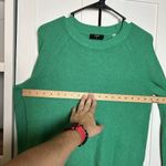 Tahari Womens Green Crew Neck Long Sleeve Sweater Knit Size XL RUNS SMALL Medium Photo 8