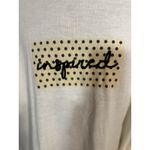 Ophelia Rose Ivory Long Sleeved Crew Neck Inspire‎ Sweater Size 2XL Photo 1