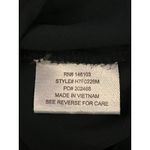 Hippie Rose  Shirt Womens Medium Black V-Neck 3/4 Sleeve High-Low Hem HT-0226M Photo 7