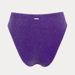 BERLOOK Purple Lurex Cut Out Bikini SET 44 Size XS Photo 9