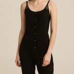 Diesel Elegant Black Embelished Jumpsuit. Size-Medium Photo 0