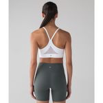 Lululemon Athletica Train Times Scoop Neck Training Sports Bra White 8 Photo 1