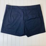 Ann Taylor Navy Blue Chino Shorts Sz 8 Photo 1