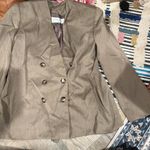 Casual Corner brown skirt suit set 14 Tan Photo 2