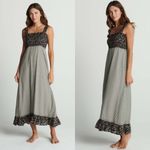 Sundays ‎ beau dress in floral gingham print 100% cotton Photo 1