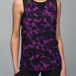 Lululemon Sculpt Tank Breezie Regal Plum Black/Black size 6 Photo 0