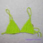 Aila Blue NEW  Free People Soraya Bikini Top, lime green, size‎ XS Photo 1