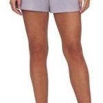 Good American  Paperbag Leather Shorts Size 0 Purple Drawstring Waist Classy Chic Photo 0