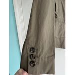 Banana Republic Banana‎ Republic Women's Khaki Cotton Blazer Jacket Size 8 Utility Layering Photo 3