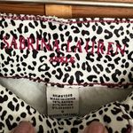Sabrina Lauren black and white animal print ankle jeans size 8 Photo 1