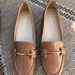 Liz Claiborne Tan NWOT Women's Croc Comfort Loafers Slip on Flats Shoes 7.5 ~ 8 Photo 4
