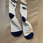 NEW Penn State Game Day Socks Gray Navy Blue White High Socks Photo 2