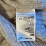 H&M Women Med Light Gray Oversized Mock Neck Ribbed Slit Hem Wool Blend Sweater Photo 4