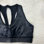 Carbon 38 Black Sports Bra in Takara Shine Size L Size L Photo 4