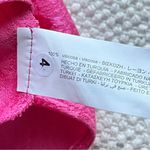 ZARA  Barbie Pink Jacquard Animal Print Sleeveless Satin Mini Dress Women’s Large Photo 9