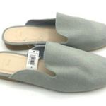 GAP Factory Light Blue Fabric Denim Low Heel Mule Size 8 Photo 3