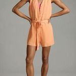 Cloth & Stone Sleeveless light orange romper Anthropologie cloth and sky size small Photo 0