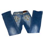 Vintage y2k Westfield Eagle Embellished Straight Leg Jeans rhinestone touches Blue Size undefined Photo 4