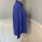 Frank & Eileen Grayson The Hero Button Up Shirt Cobalt Blue 100% Cotton XS Photo 2