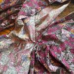 Kika Vargas X Target Wrap Top Coral Reef Puff Sleeve Scalloped Hem 1X Wo… Purple Photo 12