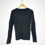 Ecru Rib Crew With Removable Sleeves Size Medium NWT Photo 8