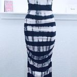 Jessica Simpson Ruched Maxi Dress Gilbralta Sea Stripe Tie-Dye Size XS NWT $69.5 Photo 2
