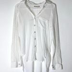 Anthropologie  Holding Horses White Lace Button Front Shirt Size XS Photo 2