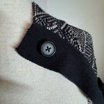 Liz Claiborne Black and White Patterned Poncho Photo 5