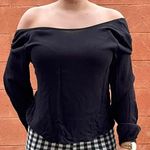 PacSun  Black Off The Shoulder Blouse Photo 0