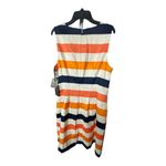 Vince Camuto Womens Size 12 Zip Up Shift Dress Multicolor Striped Sleeveless NWT Photo 3