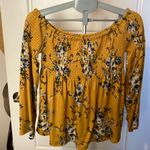 Xhilaration  smocked floral blouse Photo 0