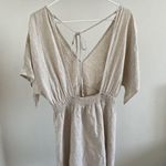 Irene's Story  Linen Cape Dress Tan (Medium) Photo 3