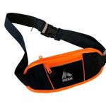 Rbx Neon Orange & Black Fanny Pack with Adjustable Waist Belt Photo 0