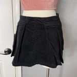Forever 21 Pleated Corduroy Skort, Black, S Photo 1